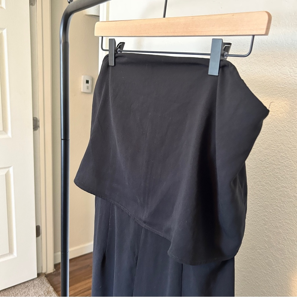 Tobi Black Strapless Jumpsuit